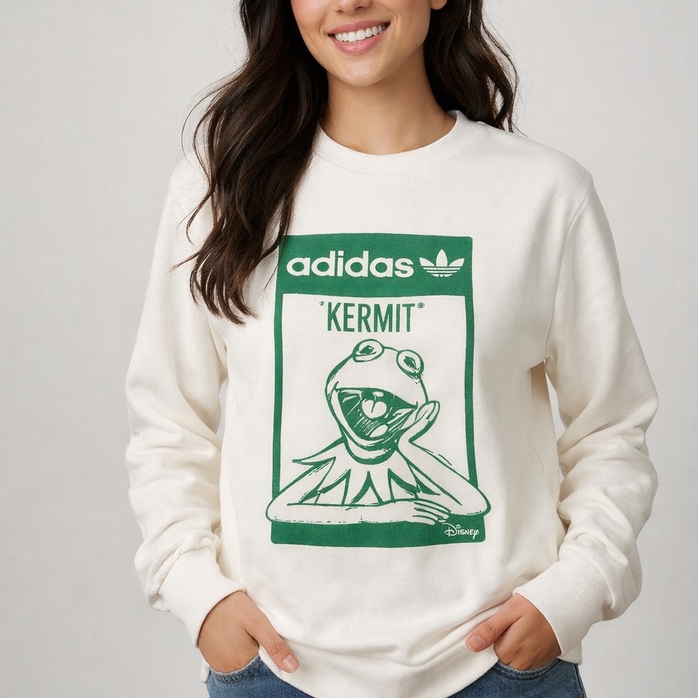 Adidas Originals x Disney Kermit the Frog Sweatshirt